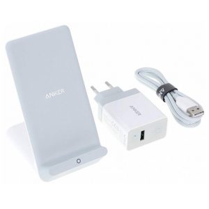 ANKER PowerWave 7.5 + Quick Charge 3.0 شاحن لاسلكي لأجهزة Apple مع التبريد