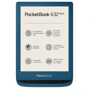 PocketBook 632 Deniz Mavisi 16 GB